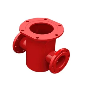 Подставка двухсторонняя под гидрант ППДФ-100*100 сталь